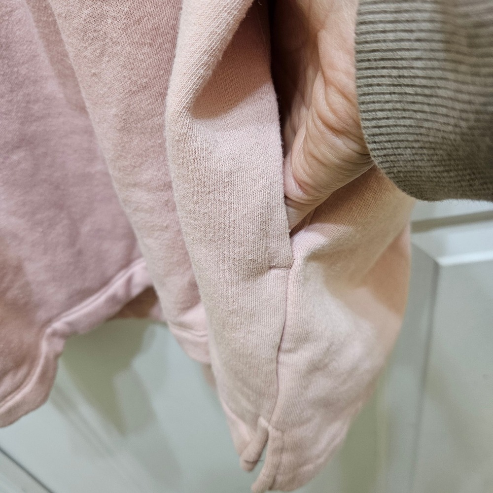 PINK Victoria's Secret Hoodie Sweatshirt Womens XL‎ Silver Logo - Picture 4 of 9